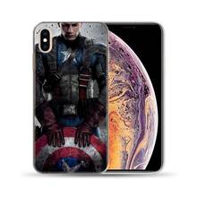 Funny Marvel Heros Soft TPU Cover For Capa iPhone 11 Pro Max X XS Max XR 8 7 6 6S Plus 5 5S SE Silicon Phone Cases 2024 - buy cheap