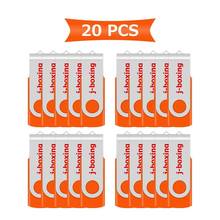 20PCS Flash Memory Stick 64MB 256MB 1GB 4GB 16GB Memory Flash Drive Metal Rotating Flash Stick for Computer Desktop Mac Orange 2024 - купить недорого