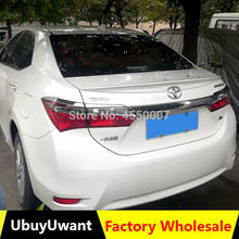use for toyota corolla 2014 2015 spoiler High Quality ABS Material Car Rear Wing spoiler for toyota corolla 2024 - buy cheap
