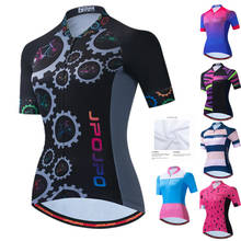 Weimostar Gear Cycling Jersey Women Summer Short Sleeve Bicycle Clothing Racing Sport Bike Jersey MTB Road Cycling Shirt Maillot 2024 - buy cheap