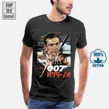 007 camiseta de James Bond para niños, camisetas con estampado al por mayor para hombres, camisetas de algodón, camisetas negras, camisetas gráficas A0008 2024 - compra barato