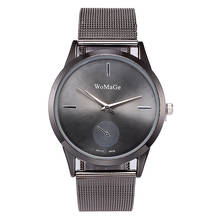 Relógio de pulso feminino quartz, modelo, pulseira em aço inoxidável ultra fino 2024 - compre barato