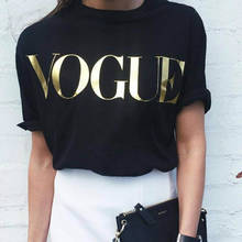 Golden Vogue Letter Print T Shirt Women Short Sleeve O Neck Loose Tshirt 2020 Summer Women Tee Shirt Tops Camisetas Mujer 2024 - buy cheap