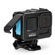 Funda protectora de plástico para GoPro Hero 10 9, carcasa de montaje para Go Pro Hero 9, accesorio negro para cámara 2024 - compra barato