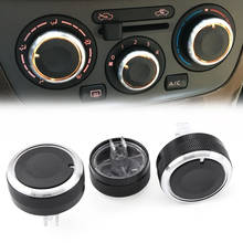 3pcs/set Car Air Conditioning Heat Control Switch Ac Knob Button Cover Cap Decoration Trim For Nissan NV200 LIVINA GENISS TIIDA 2024 - buy cheap