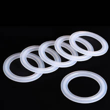 5PCS Fit 25mm Pipex50.5mm O/D Sanitary Tri Clamp Ferrule Silicon Sealing Strip Gasket Ring Washer For Homebrew 2024 - buy cheap