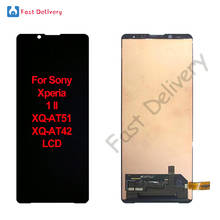 Tela lcd para sony xperia 1 ii, tela touch screen, digitalizador, montagem, acessório de substituição para sony 1 ii 2024 - compre barato