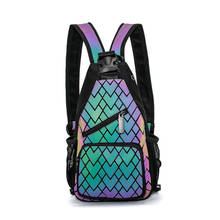 Geometric Luminous  Chest bag Sequins Female Backpack Geometric Women School Backpack For Teenage girls mochila feminina 2020 2024 - buy cheap