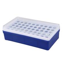 Soporte de tubo de centrífuga, caja de plástico de laboratorio, 50 enchufes, 1,5 ml 2024 - compra barato