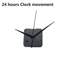 10 conjuntos novo 24 horas relógio de parede quartzo step-clock movimento mecanismo mãos ferramenta de reparo de parede kit de peças conjunto diy com mãos criativas 2024 - compre barato