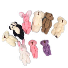 Muñeco pequeño de oso de juguete, ramo de boda, accesorios para el cabello, muñeca de juguete, 3-5CM 2024 - compra barato