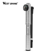 West biking bicicleta bomba para garfo dianteiro & suspensão traseira liga de alumínio pneu inflator schrader presta válvula 300 psi bomba 2024 - compre barato