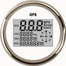 1pc 85mm Digital GPS Odometers MPH Knots KM Auto Motorcycle Gauges Speedometers Sog Cog Trip Meters 9-32v with Backlight Antenna 2024 - buy cheap