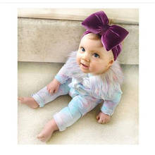 H:HYDE-Diadema para niña recién nacida, bandana con lazo grande para niño pequeño, turbante elástico sólido, nudo para la cabeza, ropa para la cabeza 2024 - compra barato