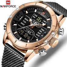 NAVIFORCE-Reloj de pulsera LED para hombre, cronómetro deportivo, militar, resistente al agua, de lujo, 9153 2024 - compra barato