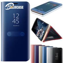 Para Samsung Galaxy Note20 Ultra Case Luxury Smart Mirror Flip Funda de cuero para teléfono para Galaxy Note20 Note 20 Contraportada Capa Funda 2024 - compra barato