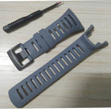 Ремешок спортивный силиконовый для SUUNTO Ambit 1 2 3 2R 2S Ambit 3 Peak, резиновый браслет для наручных часов с пряжкой, 36 мм 2024 - купить недорого