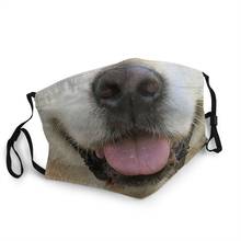 Golden Retriever Dog Mask Anti Haze Dustproof Reusable Funny Mouth Face Mask Protection Cover Men Respirator Mouth Muffle 2024 - compre barato