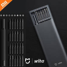 Xiaomi Mijia Wiha Daily Use Screw Kit 24 Precision Magnetic Bits Alluminum Box Screw Driver Xiaomi Smart Home Kit DIY Set 2024 - buy cheap