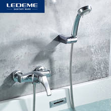 LEDEME Bathtub Faucet Mixer Tap Wall Mounted Hand Hold Shower Head Bathtub Faucets Shower Faucet Sets Bath Water Mixer L2042 2024 - buy cheap