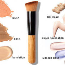 Professional Pro Makeup Brushes Powder Concealer Blush Liquid Foundation Make up Brush Set Wooden Kabuki Brush Cosmetics Tool 2024 - buy cheap