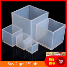 DIY Silicone Pendant Mold Jewelry Making Cube Resin Casting Mould Craft Tool New 2024 - buy cheap