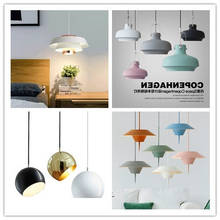 Luminária pendente estilo nórdico, lâmpada moderna de pendurar em madeira e alumínio, lâmpada led para quarto e cozinha, 90-260v, e27 2024 - compre barato