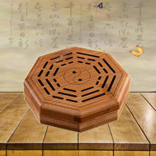 Queimador de incenso de bambu zen bobina de bambu caixa de incenso oco redondo fofoca suporte de incenso sândalo queimador esculpido caixa de fragrância 2024 - compre barato