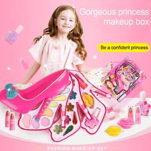 Children's Cosmetics Make-up Box Toy Set Girl Jewelry Play House High-heeled Shoes Makeup Box Princess Makeup Kit Christmas Gift 2024 - buy cheap