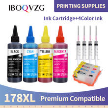 IBOQVZG 4 Colors Refillable Cartridge for HP 178 Ink Cartridge With ARC Chip For HP178XL For HP Photosmart B109n B110a Printers 2024 - buy cheap