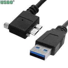 Cable de alimentación Industrial de 1M, 3M, 5M, USB3.0 A Micro USB B, 28AWG, 9 pines, extensión de blindaje, Cable de datos 2024 - compra barato