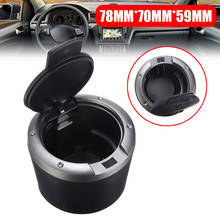 Car Ashtraiuies Plastic Cigarette Smoking Cup Ashtray Ash Holder with Lid for Office Home Car Universal Size 78mm*70mm*59mm 2024 - buy cheap