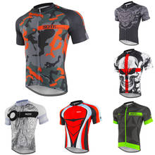 SOTF Geometric Breathable Anti-Wrinkle Cycling Jersey Short Sleeve Road Bike shirt Mountain Bike Cycling Clothing Men Women 2024 - buy cheap