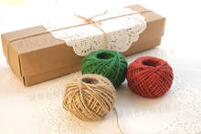 30M Natural Hemp Rope Jute Twine Burlap String Party Wedding Gift Wrapping Thread String DIY Sewing Cords Craft Party Supplies 2024 - buy cheap