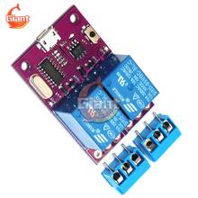 Relé de retardo de tiempo de 5V y 2 canales, interruptor de Control inteligente MCU, microcontrolador CH340, módulo de relé Micro USB 10A 125V para Arduino 2024 - compra barato