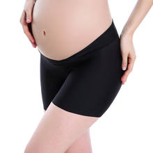Нижнее Белье для беременных женщин, u-образные шорты с низкой талией для поддержки живота, цветочные кружевные трусы, женские бриджи для беременных 2024 - купить недорого