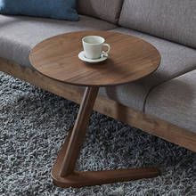 Домашний стол, мебель, круглый стол для гостиной, передвижной круглый журнальный столик, дизайнерский концевой стол, небольшой деревянный стол 2024 - купить недорого