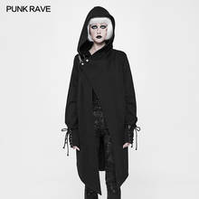 Punkave-cárdigan Punk para mujer, abrigo, suéter grueso, elástico, suelto, disfraz de Halloween 2024 - compra barato