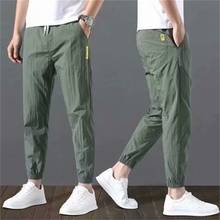 2021 Summer Thin Mens Casual Pants Sweatpants Joggers Running Sports Jogging Pants Men Trousers Male Cargo Pants Plus Size 5XL 2024 - buy cheap