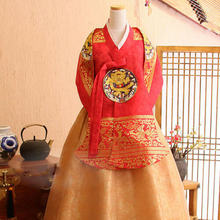 Vestido Hanbok de seda auténtica, traje tradicional coreano de ceremonia, disfraz Real de DANGUI, 2020, 100% 2024 - compra barato