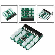 PCIE 12V 64-pin To 12x 6-pin Power Server Adapter Board For HP 1200W 750W PSU Server GPU BTC Mining 2024 - buy cheap