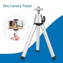 Mini trípode de cámara Digital de dos etapas, soporte de trípode portátil de aluminio telescópico para cámara, monopié 2024 - compra barato