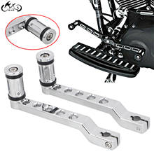 Pair Motorcycle Heel/Toe Shift Lever w/ Shifter Peg Chrome For Harley Electra Road Street Glide FLHT FLTR FLHX Fatboy Softail 2024 - buy cheap