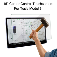 For Tesla Model 3 2017-2022 15" Center Control Touchscreen Navigation Touch Screen Protector 9H Tempered Glass 2024 - buy cheap