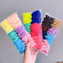 50/100pcs Girls Scrunchies Elastic Hairbands 3.5cm Baby Hair Tie Hair Ring Rope Headwear Kids Rubber Bands Hair Accessories 2024 - buy cheap