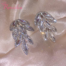 Fashion Austrian Crystal Alloy Bridal Long Earrings for Women Bride Bridesmaids Wedding Big Earrings RE3865 2024 - buy cheap