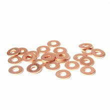 280pcs/Set 12 Sizes Solid Copper Crush Washers Assorted Seal Flat Ring Kit Professional Hardware Accessories with Case 2024 - buy cheap