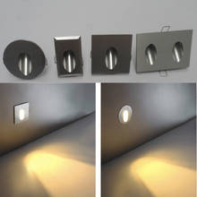 Aluminum Modern LED Stair Light 85-265V 3W Wall Sconce Nightlight Spotlight Background Light Step Aisle Corner Pathway Lamp 2024 - buy cheap