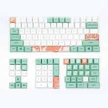 Teclas mecânicas para teclado de hortelã, original, perfil de cereja, 128 teclas, compatível com ceremx kailh gateron interruptores 2024 - compre barato