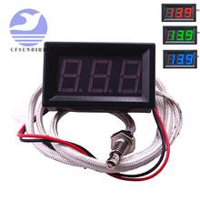 DC 12V XH-B310 LED Digital Display K-Type Thermometer Temperature Meter M6 Thread/Stick Thermocouple Tester -30~800C Thermograph 2024 - buy cheap